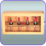 4 Piece Plywood Undersized  Router Bit Set