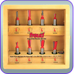 8 Piece  Rpoyer Bit Set For Incra Jig 