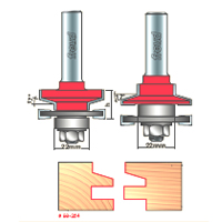 Shaker Style Matched Rail and Stile Bit Set