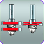 Adjustable Tounge and Groove Bit Set